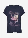 Disney Lilo & Stitch Weekend Stitch Girls T-Shirt, NAVY, hi-res