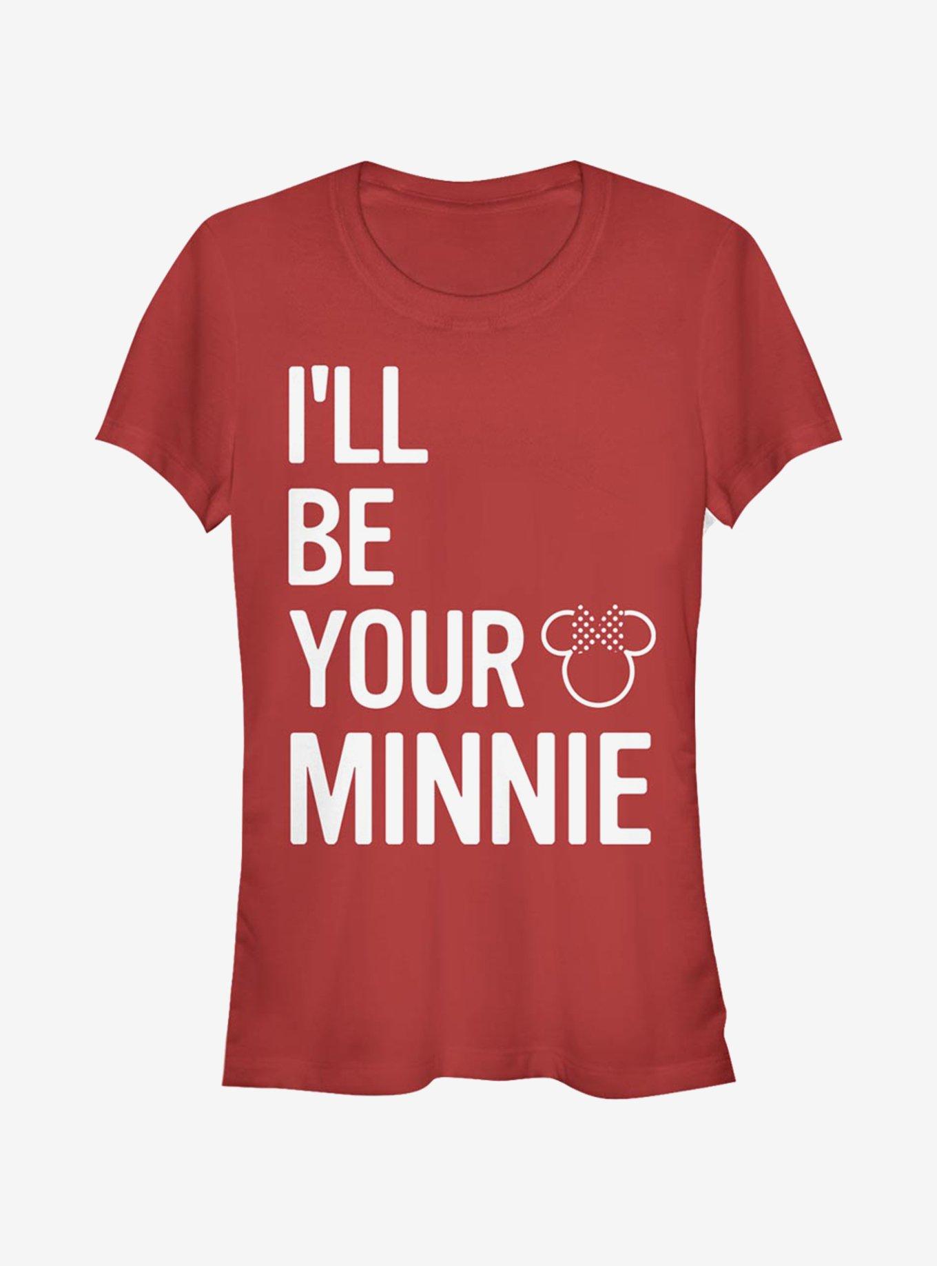 Disney Minnie Mouse Your Minnie Girls T-Shirt, RED, hi-res