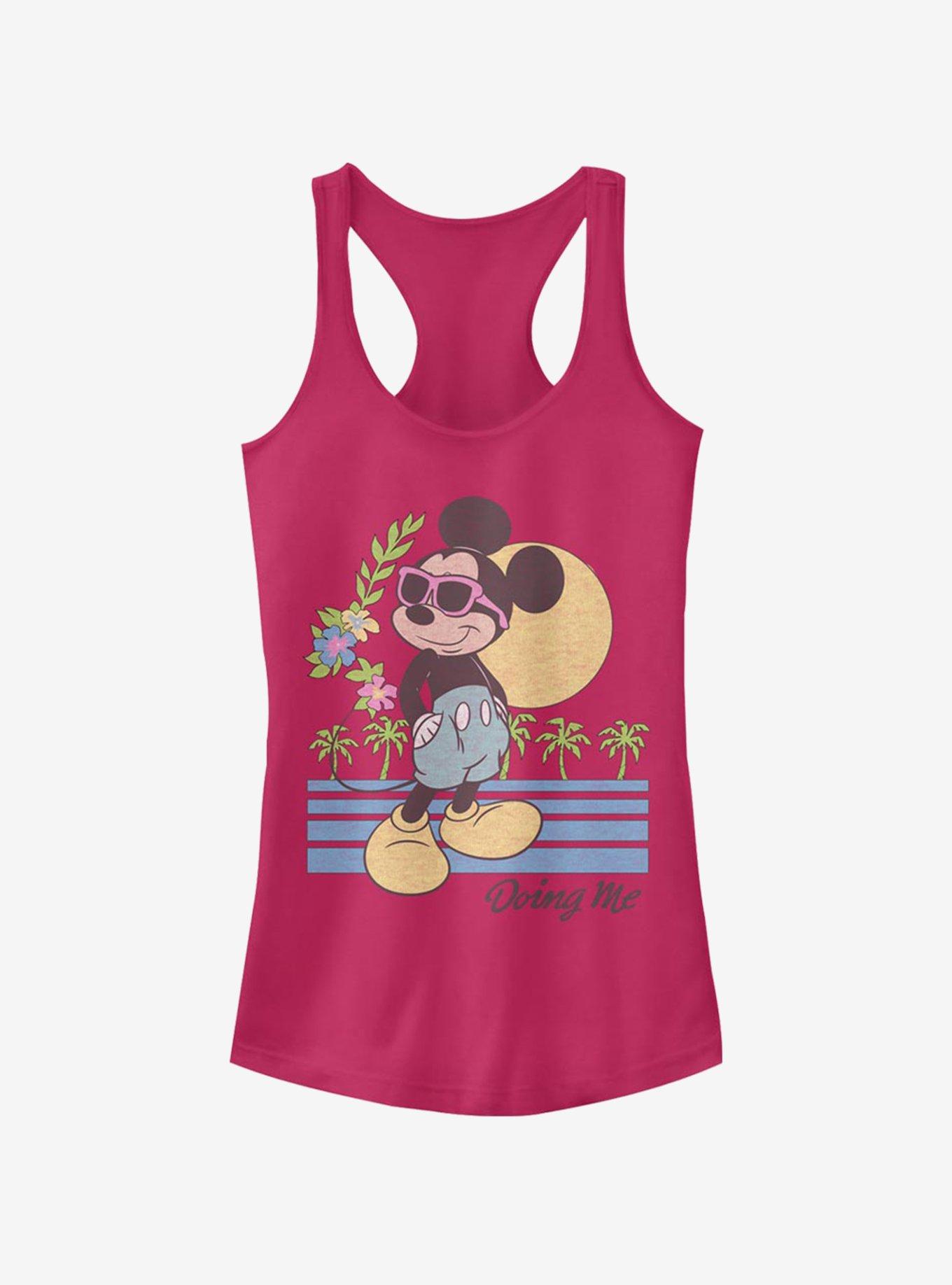 Disney Mickey Mouse Mickey Doing Me Girls Tank, RASPBERRY, hi-res