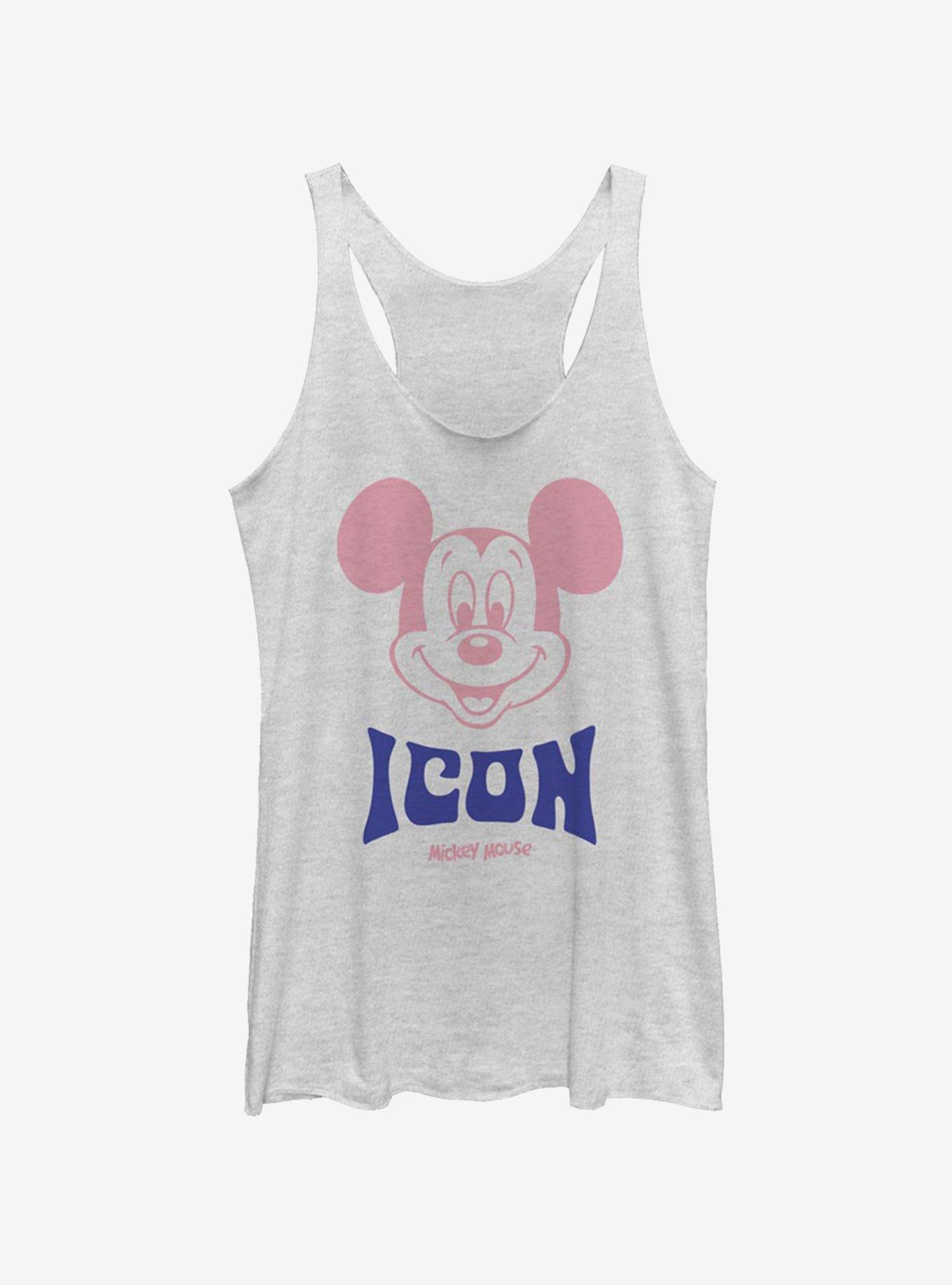 Disney Mickey Mouse Mickey Icon Girls Tank, WHITE HTR, hi-res