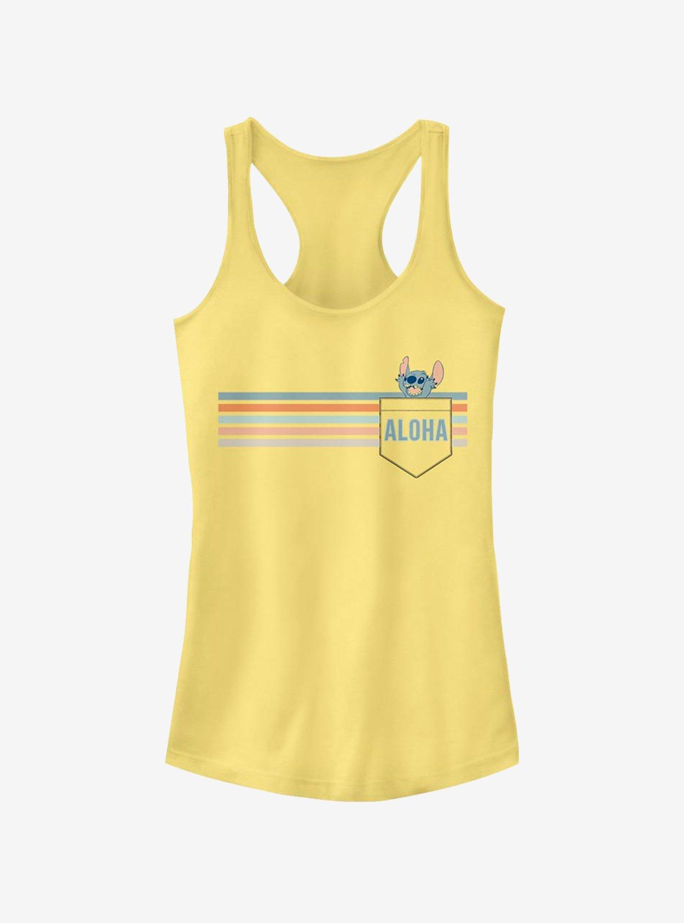 Disney Lilo & Stitch Stitch Aloha Girls Tank, , hi-res
