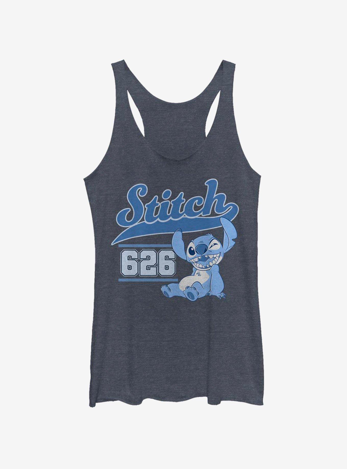 Disney Lilo & Stitch Stitch Collegiate Girls Tank, , hi-res