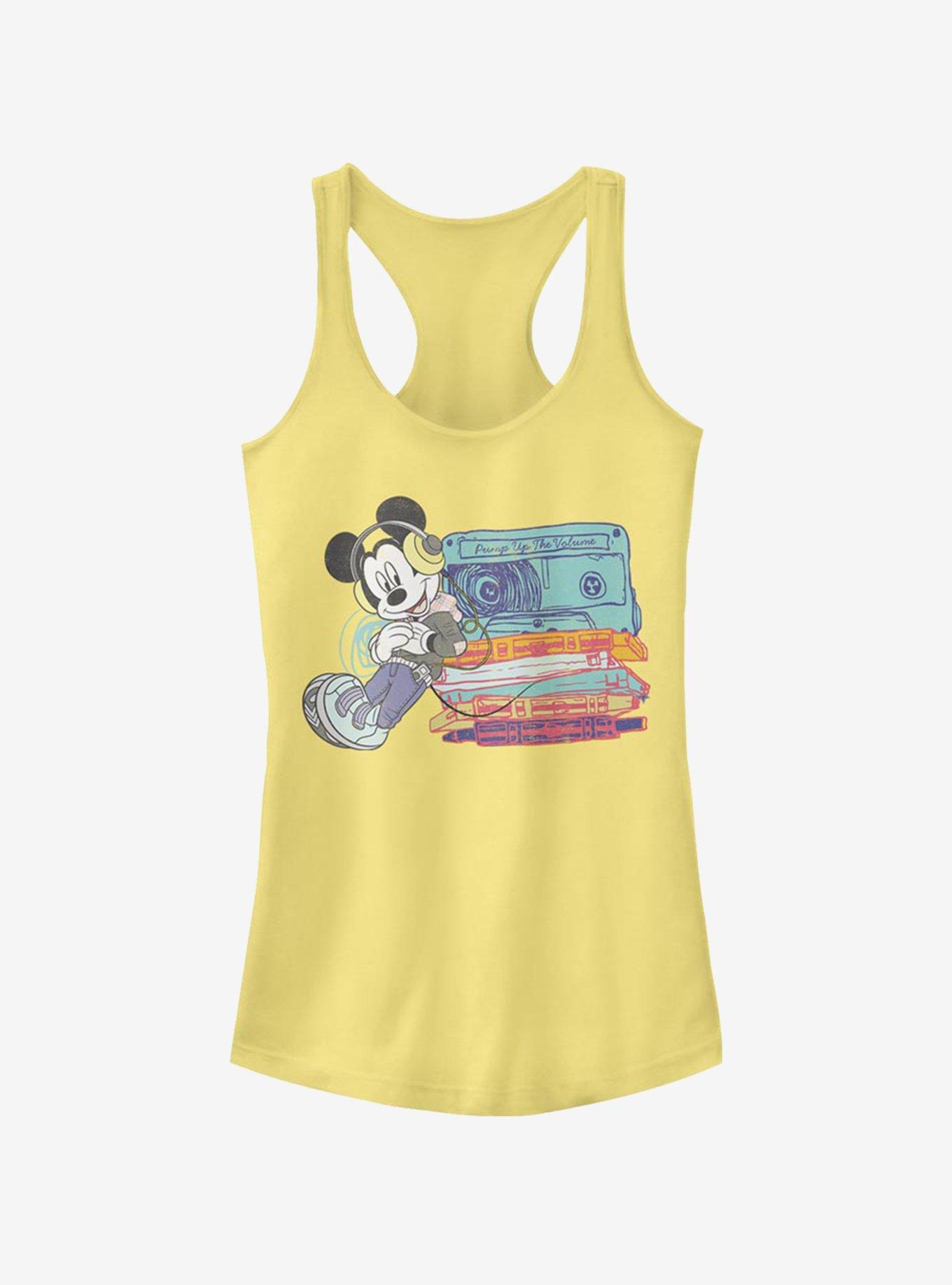 Disney Mickey Mouse Mickey Tapes Girls Tank, BANANA, hi-res