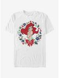 Disney The Little Mermaid Festive Ariel T-Shirt, WHITE, hi-res