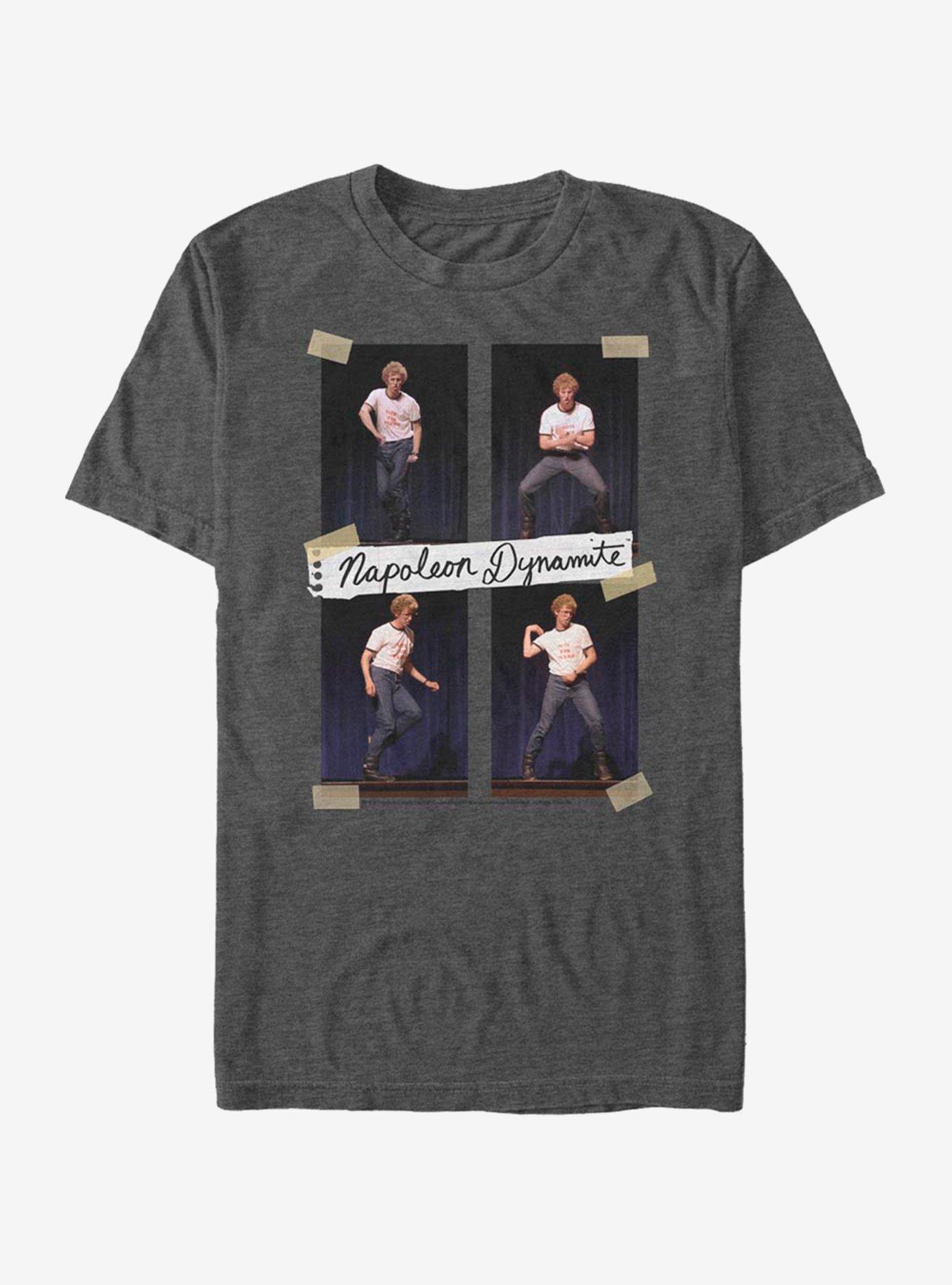 Napoleon Dynamite Dance Napoleon T-Shirt, CHAR HTR, hi-res