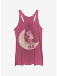 Disney Mickey Mouse Minnie On The Moon Girls Tank, PINK HTR, hi-res