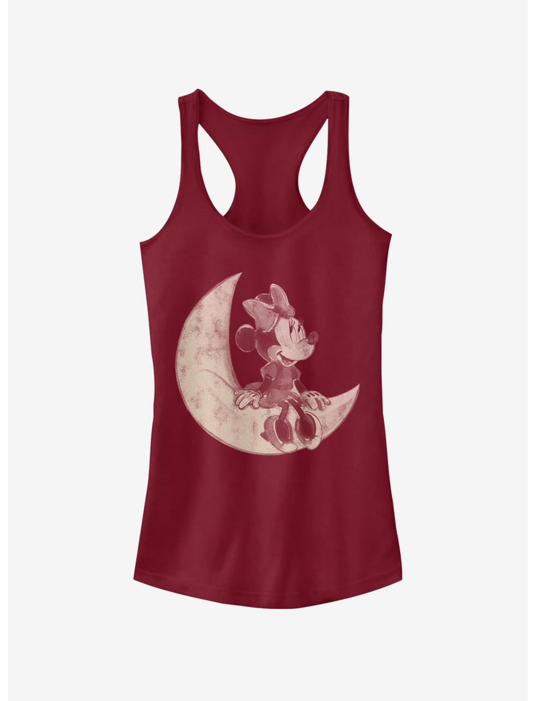 Disney Mickey Mouse Minnie On The Moon Girls Tank, SCARLET, hi-res
