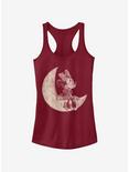 Disney Mickey Mouse Minnie On The Moon Girls Tank, SCARLET, hi-res