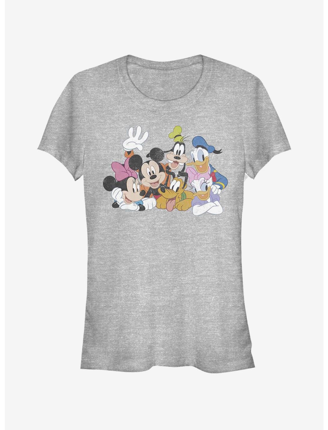 Disney Mickey Mouse Group Girls T-Shirt, ATH HTR, hi-res