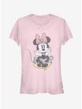 Disney Mickey Mouse Minnie Sit Girls T-Shirt, LIGHT PINK, hi-res