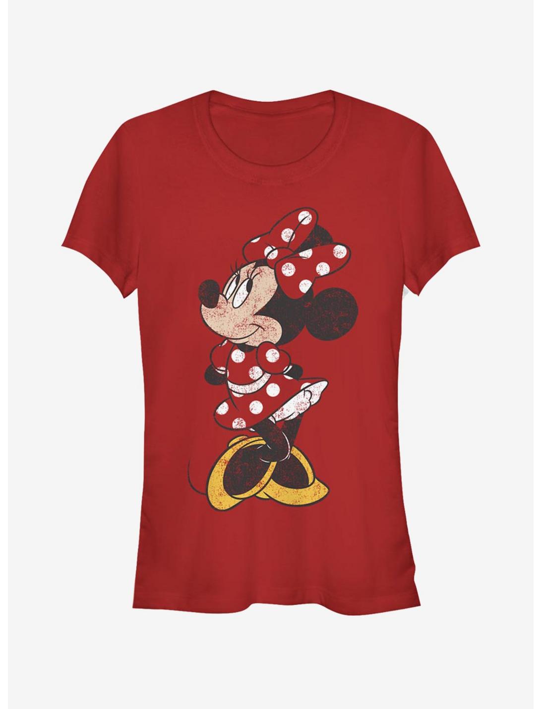 soort invoer Troosteloos Disney Mickey Mouse Modern Vintage Minnie Girls T-Shirt - RED | Hot Topic