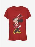 Disney Minnie Mouse Modern Vintage Minnie Girls T-Shirt, RED, hi-res
