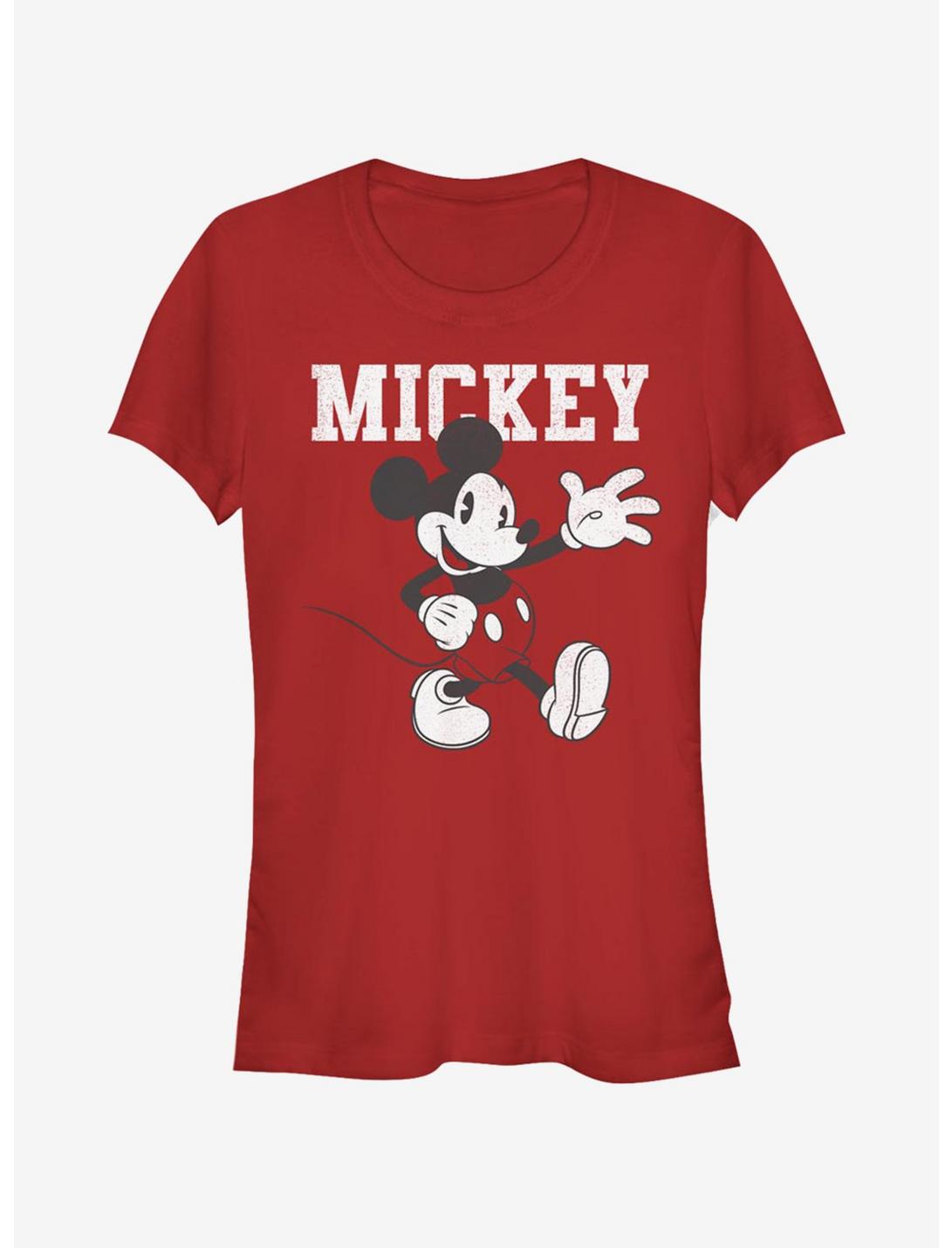 Disney Mickey Mouse Simply Mickey Girls T-Shirt, RED, hi-res