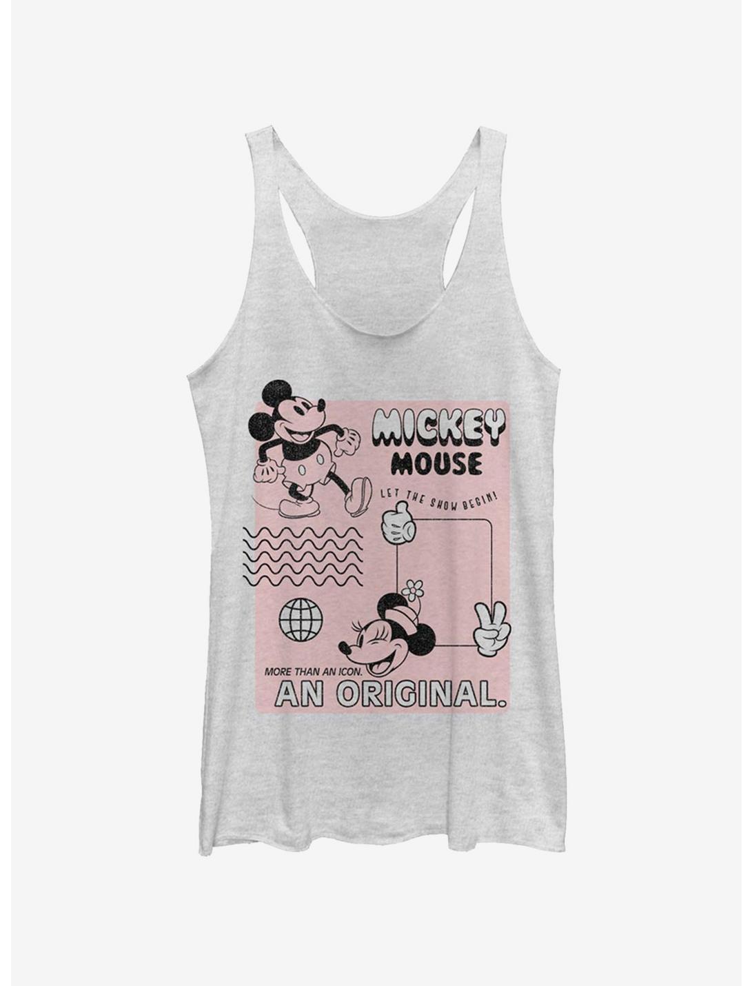 Disney Mickey Mouse Original Mickey Girls Tank, WHITE HTR, hi-res