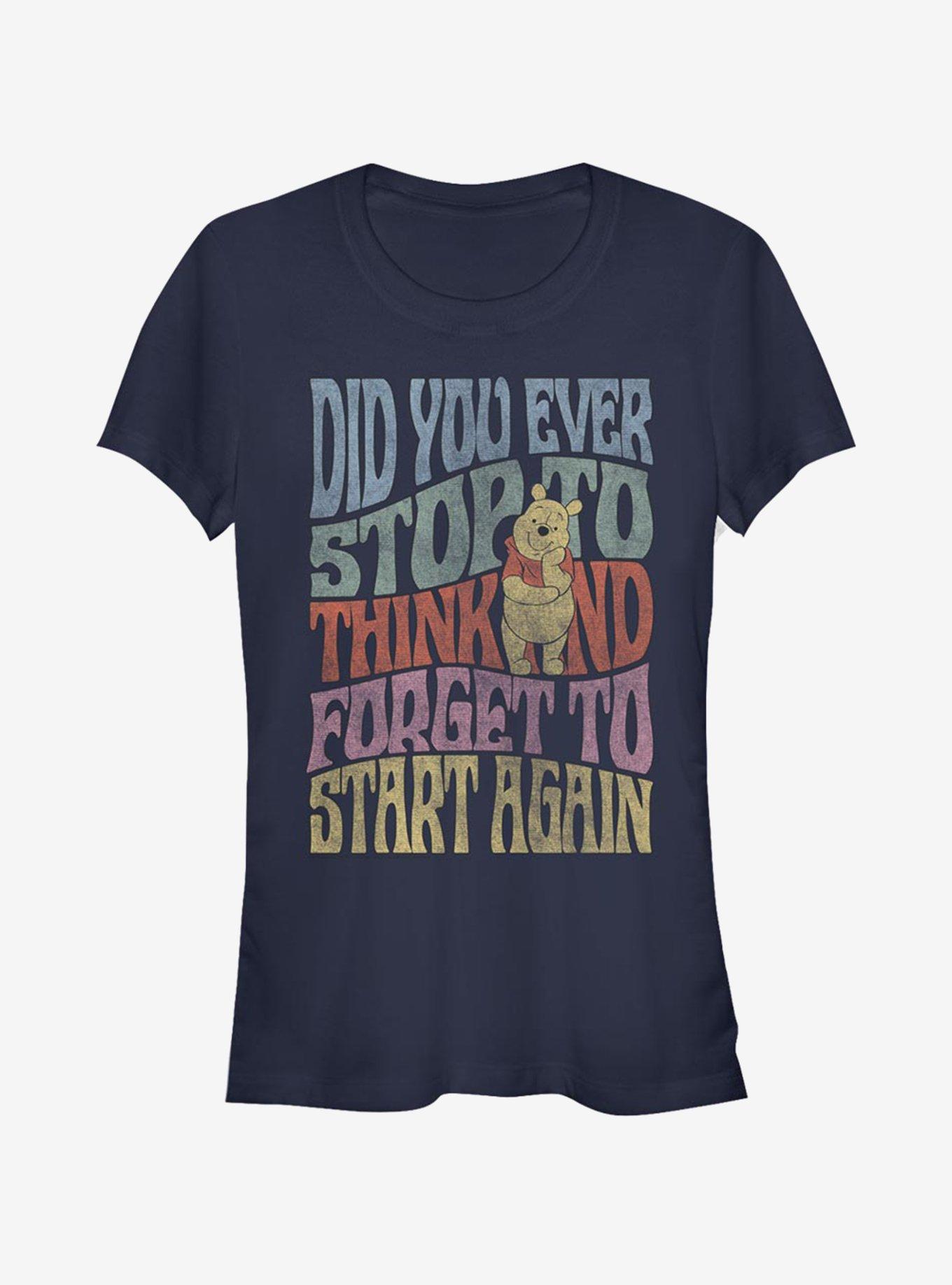 Disney Winnie The Pooh Did You Ever Girls T-Shirt, NAVY, hi-res