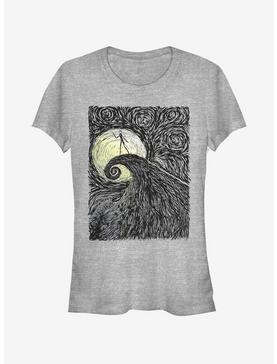 The Nightmare Before Christmas Spiral Hill Girls T-Shirt, ATH HTR, hi-res
