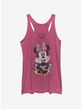 Disney Mickey Mouse Minnie Sit Girls Tank, PINK HTR, hi-res