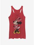 Disney Minnie Mouse Modern Vintage Minnie Girls Tank Top, RED HTR, hi-res
