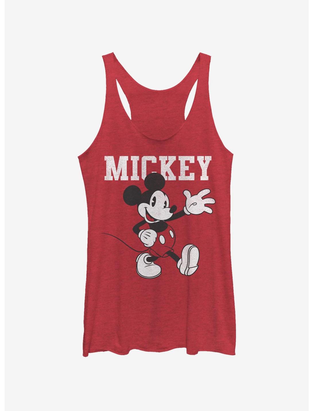 Disney Mickey Mouse Simply Mickey Girls Tank, RED HTR, hi-res