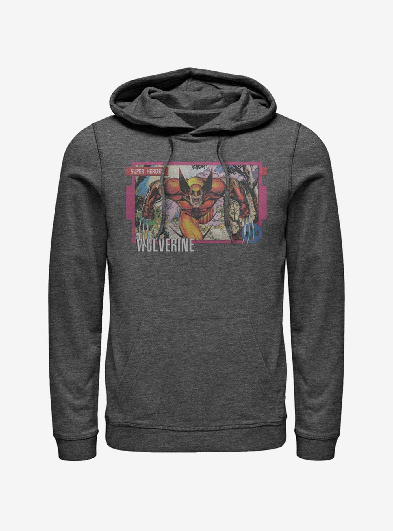 Marvel Wolverine Wolverine Hoodie, CHAR HTR, hi-res