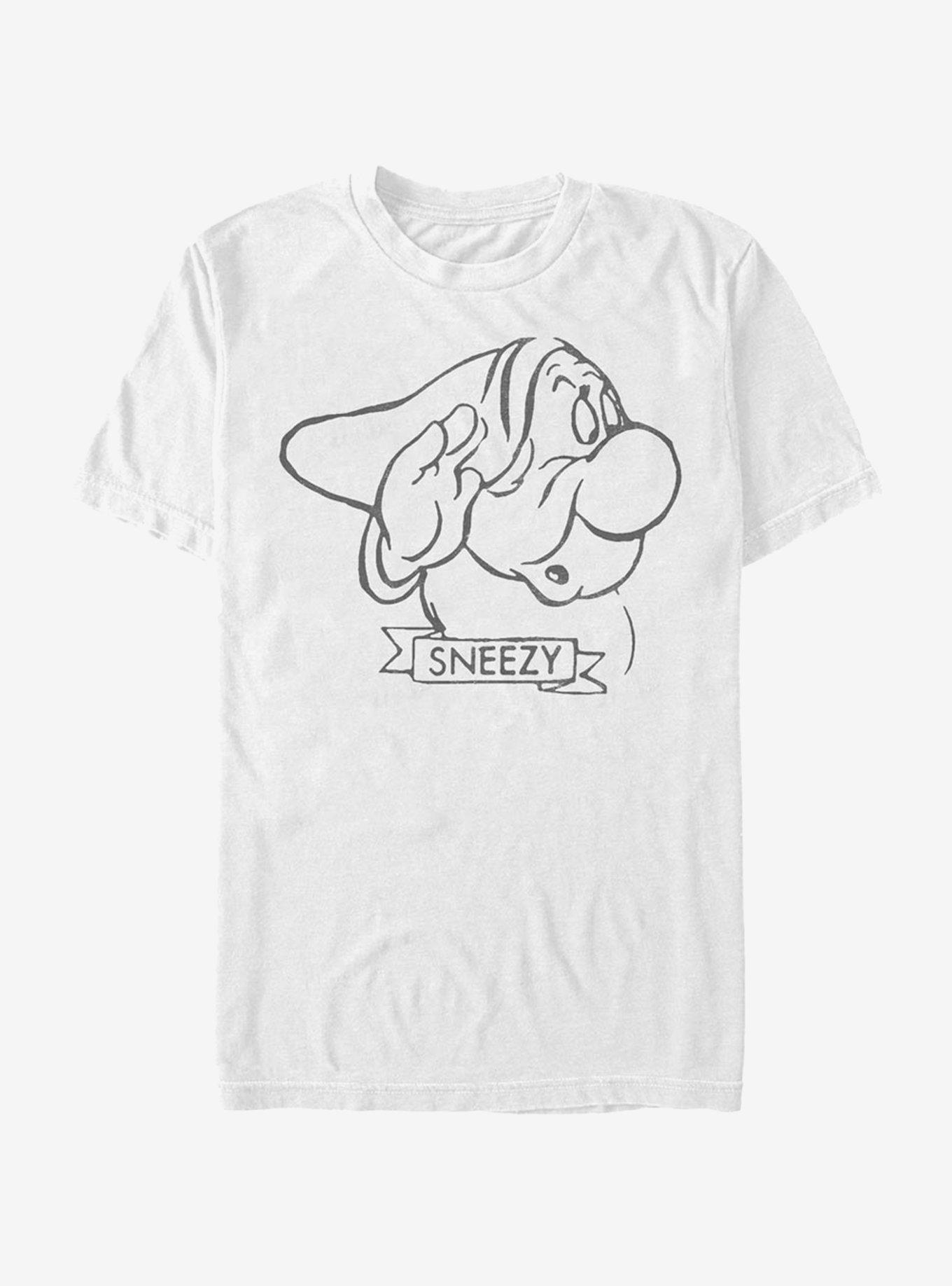 Disney Snow White And The Seven Dwarfs Sneezy T-Shirt, , hi-res