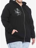 The Nightmare Before Christmas Zombie Band Zip-Up Hoodie Plus Size, BLACK, hi-res