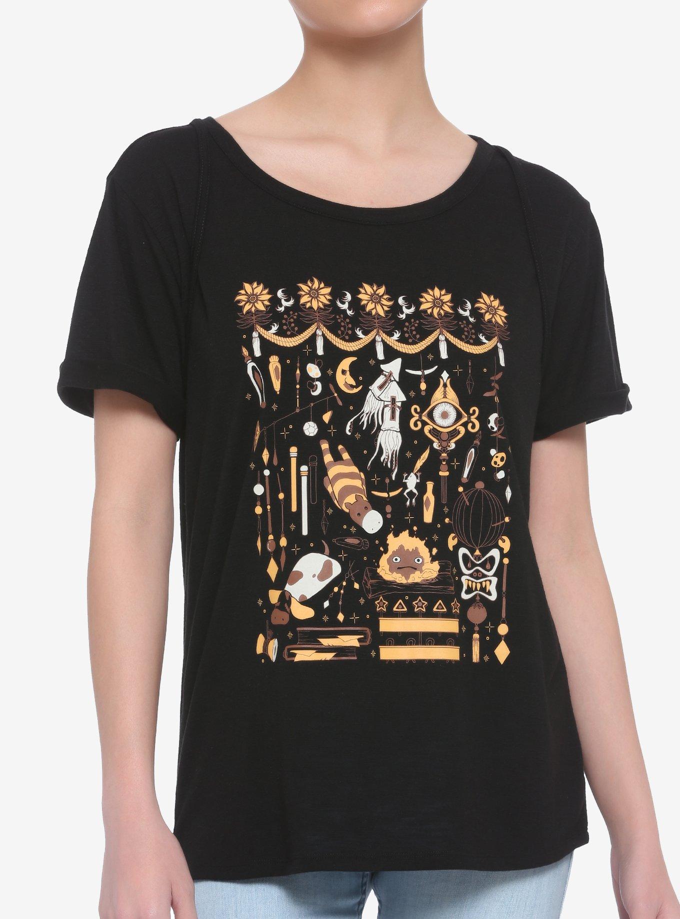 Her Universe Studio Ghibli Howl's Moving Castle Howl's Room Girls T-Shirt, MULTI, hi-res