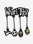 The Nightmare Before Christmas What's This Dangle Enamel Pin, , hi-res