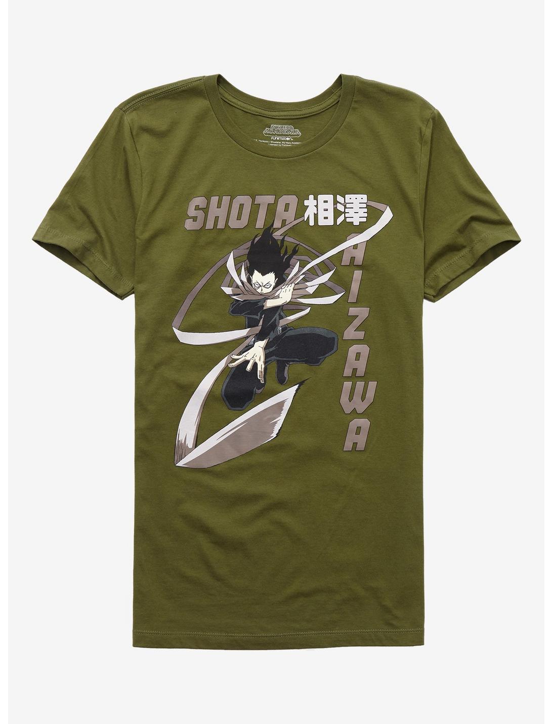 My Hero Academia Shota Aizawa T-Shirt, OLIVE, hi-res
