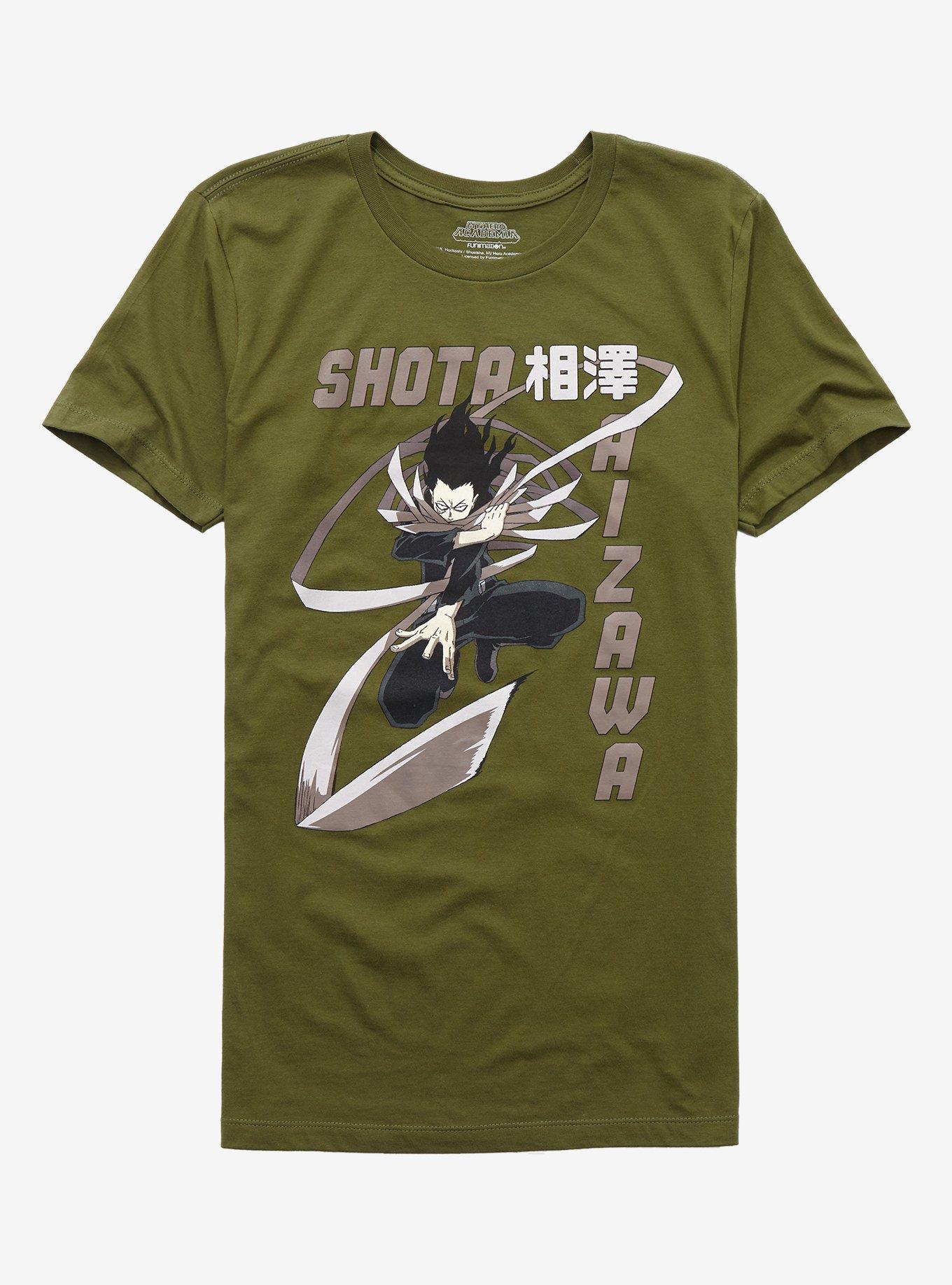 My Hero Academia Shota Aizawa T-Shirt, OLIVE, hi-res