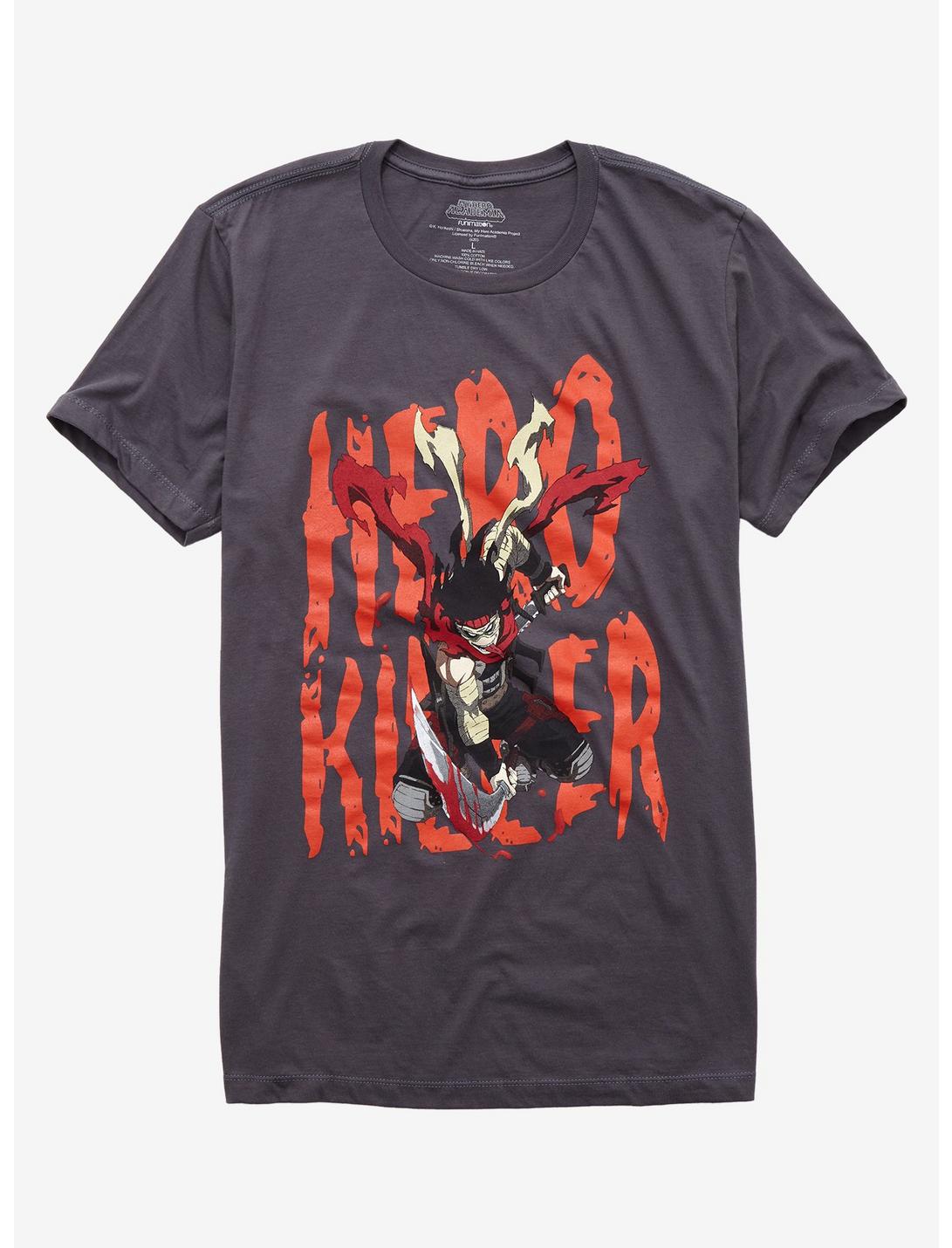 My Hero Academia Stain Hero Killer T-shirt, CHARCOAL  GREY, hi-res