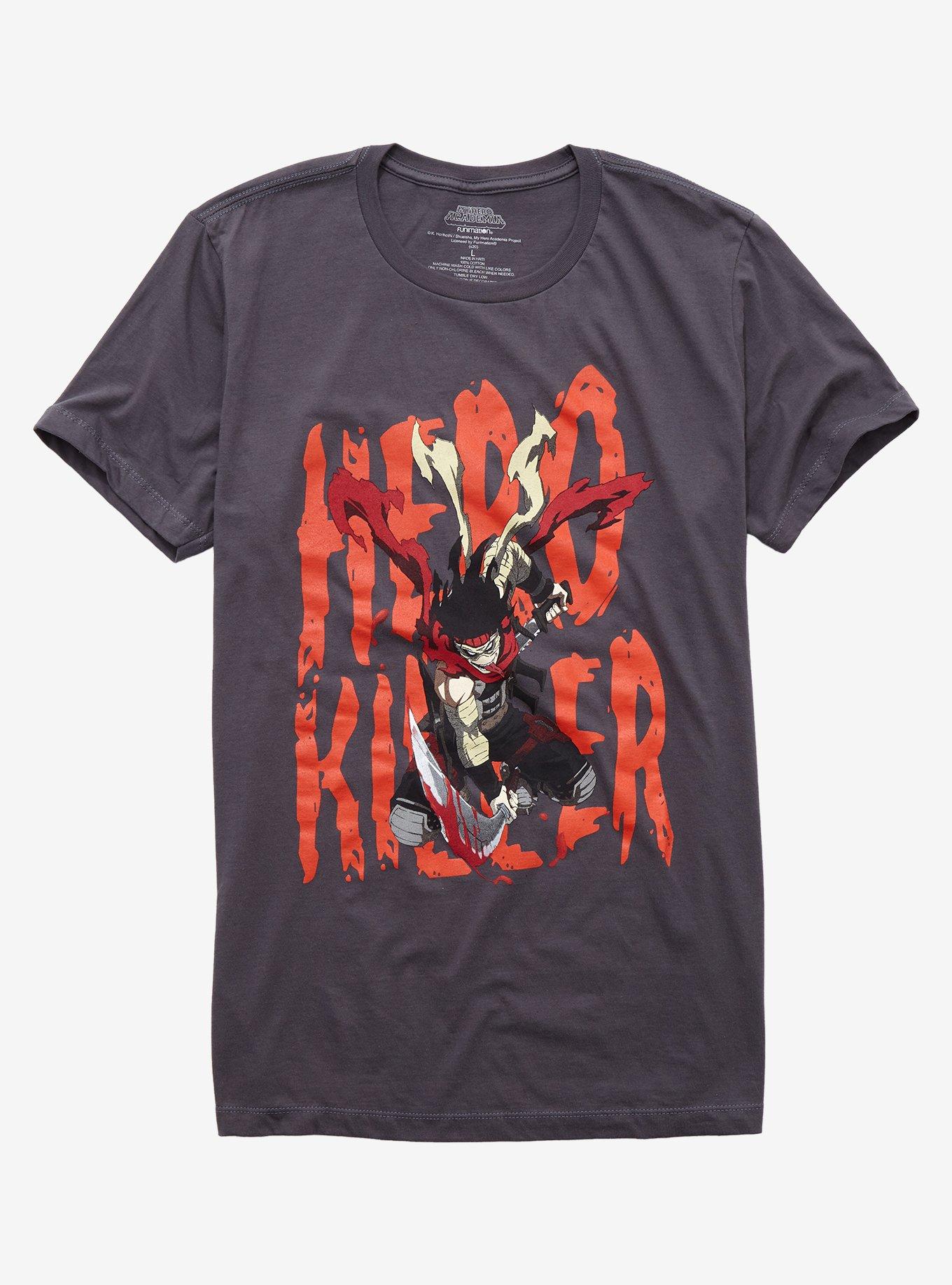 My Hero Academia Stain Hero Killer T-shirt, CHARCOAL  GREY, hi-res