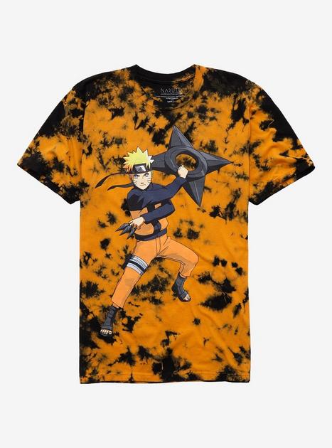  Naruto Shippuden Men's Naruto Uzumaki In Action Orange Kanji  T-Shirt, Medium : Clothing, Shoes & Jewelry