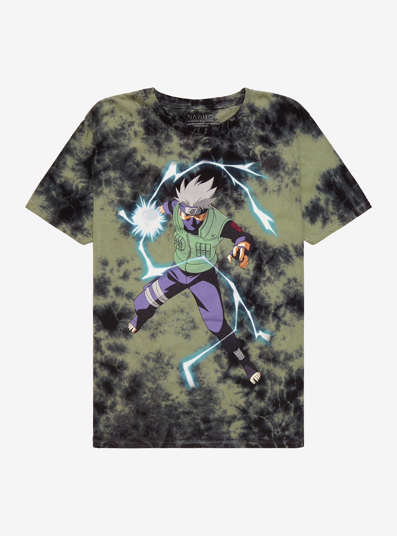 Naruto Shippuden Kakashi Tie Dye T Shirt