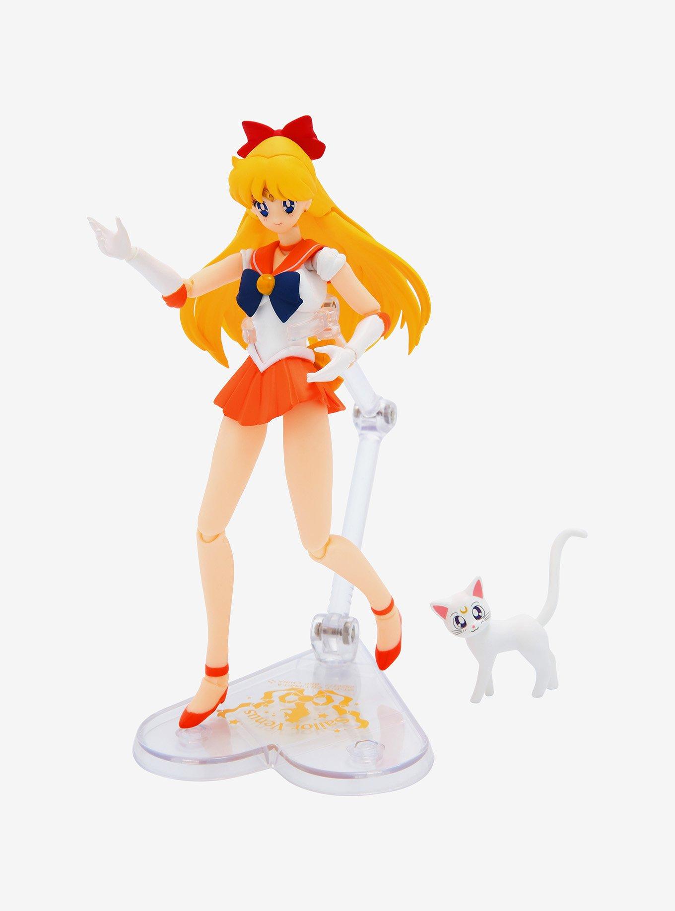 Bandai Spirits Sailor Moon S.H.Figuarts Sailor Venus (Animation Color Edition) Figure, , hi-res