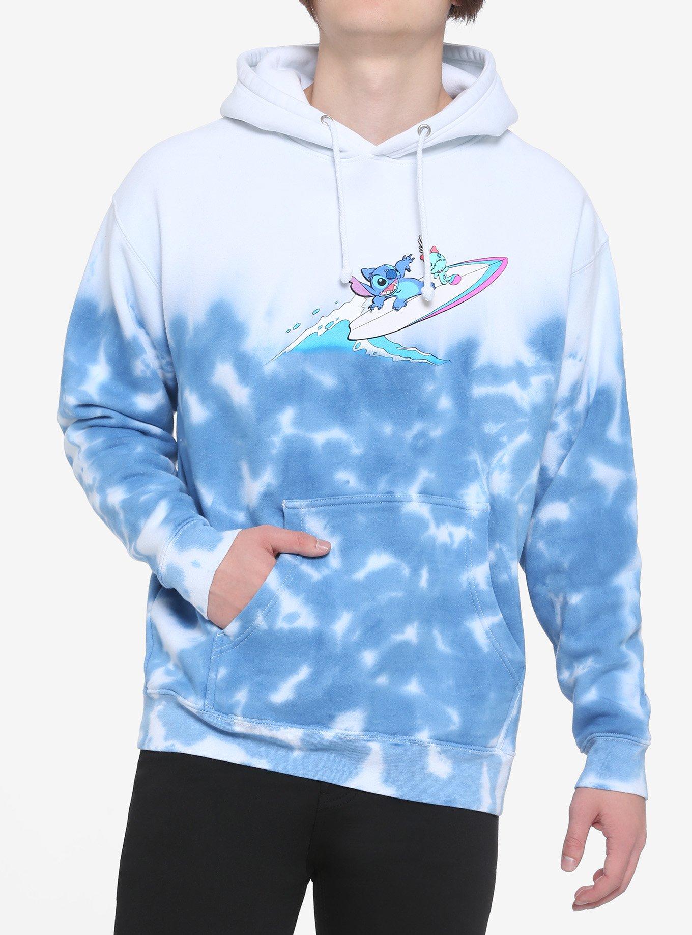 Men's Lilo & Stitch Surfing Stitch Pull Over Hoodie