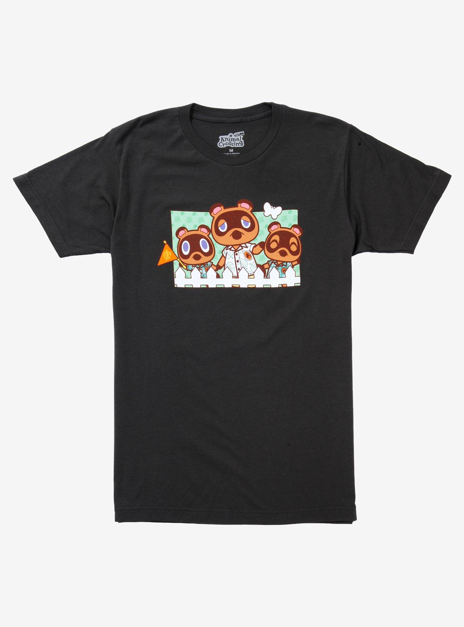 Animal Crossing: New Horizons Nook Family T-Shirt, BLACK, hi-res