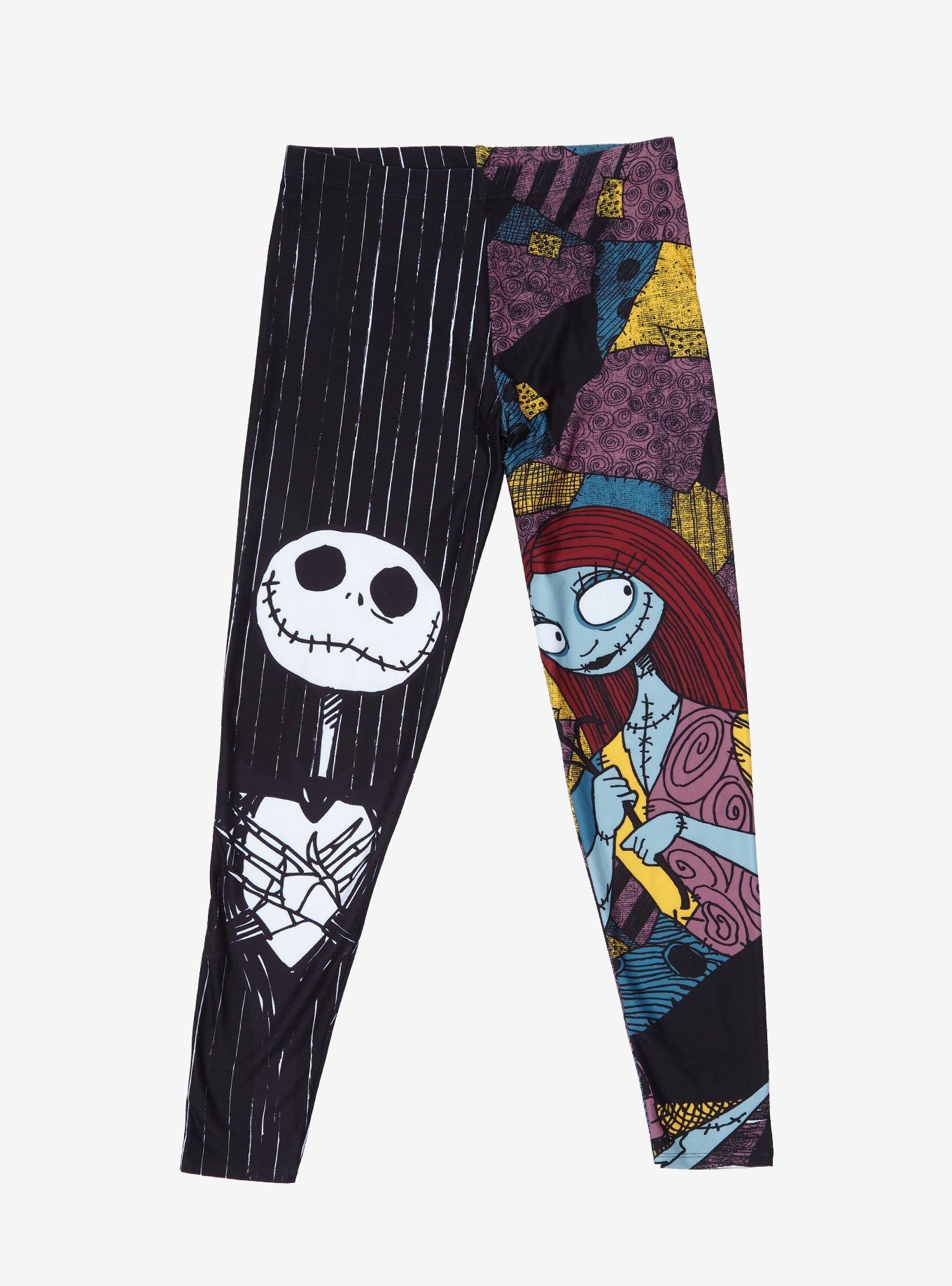 The Nightmare Before Christmas Jack & Sally Leggings Plus Size