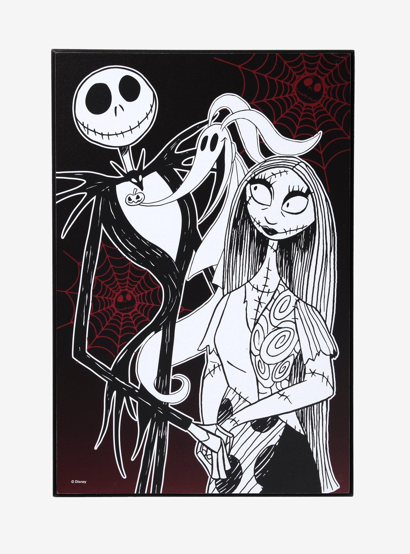 Hot Topic Disney The Nightmare Before Christmas Vintage Poster