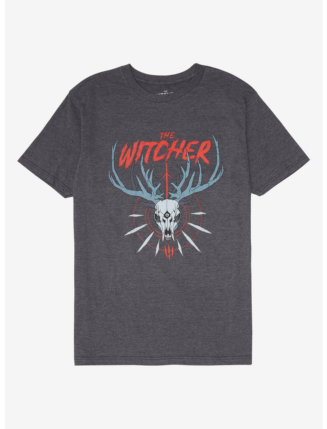The Witcher III: The Wild Hunt Leshen Trophy T-Shirt, CHARCOAL  GREY, hi-res