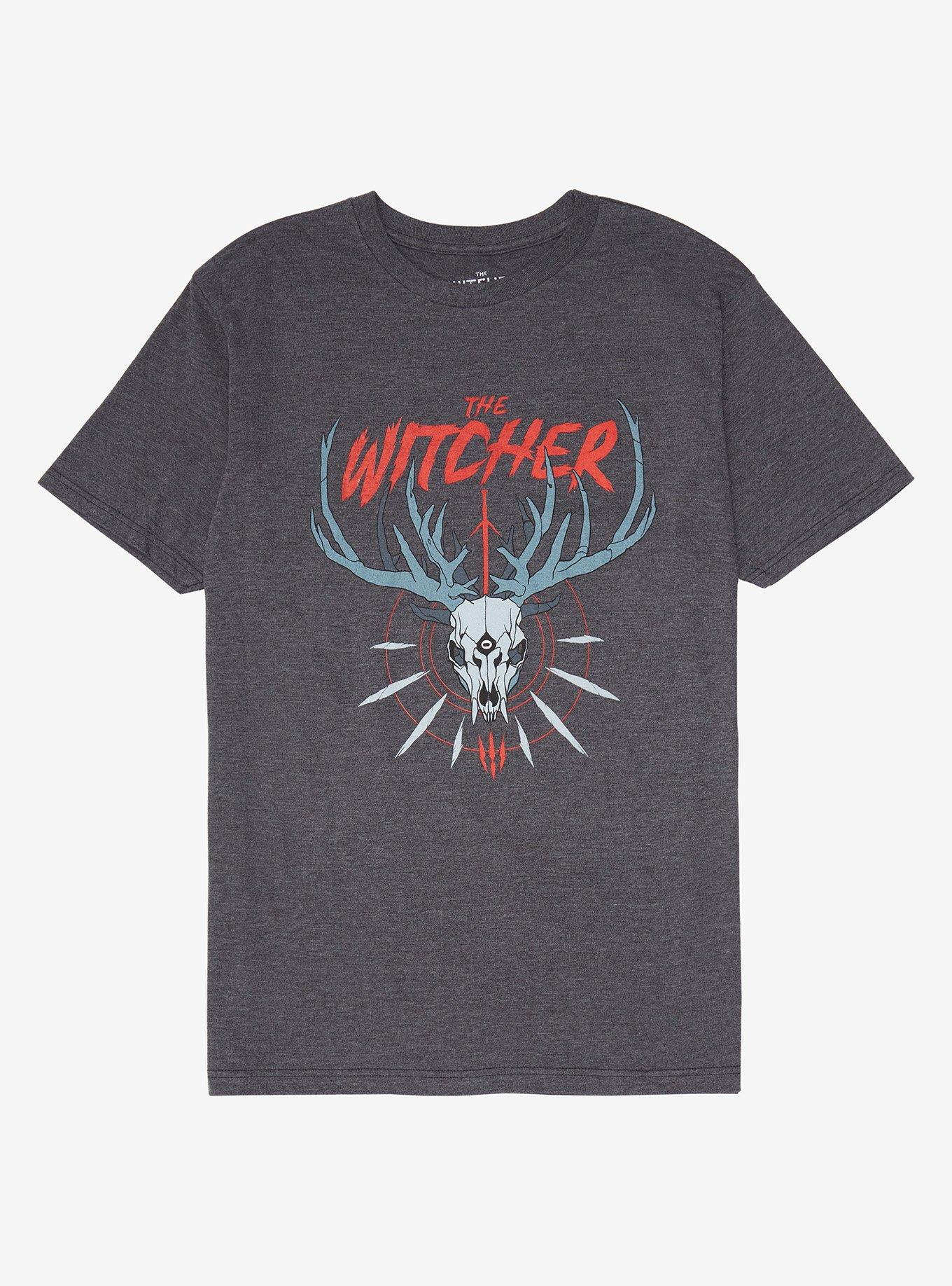 The Witcher III: The Wild Hunt Leshen Trophy T-Shirt, CHARCOAL  GREY, hi-res