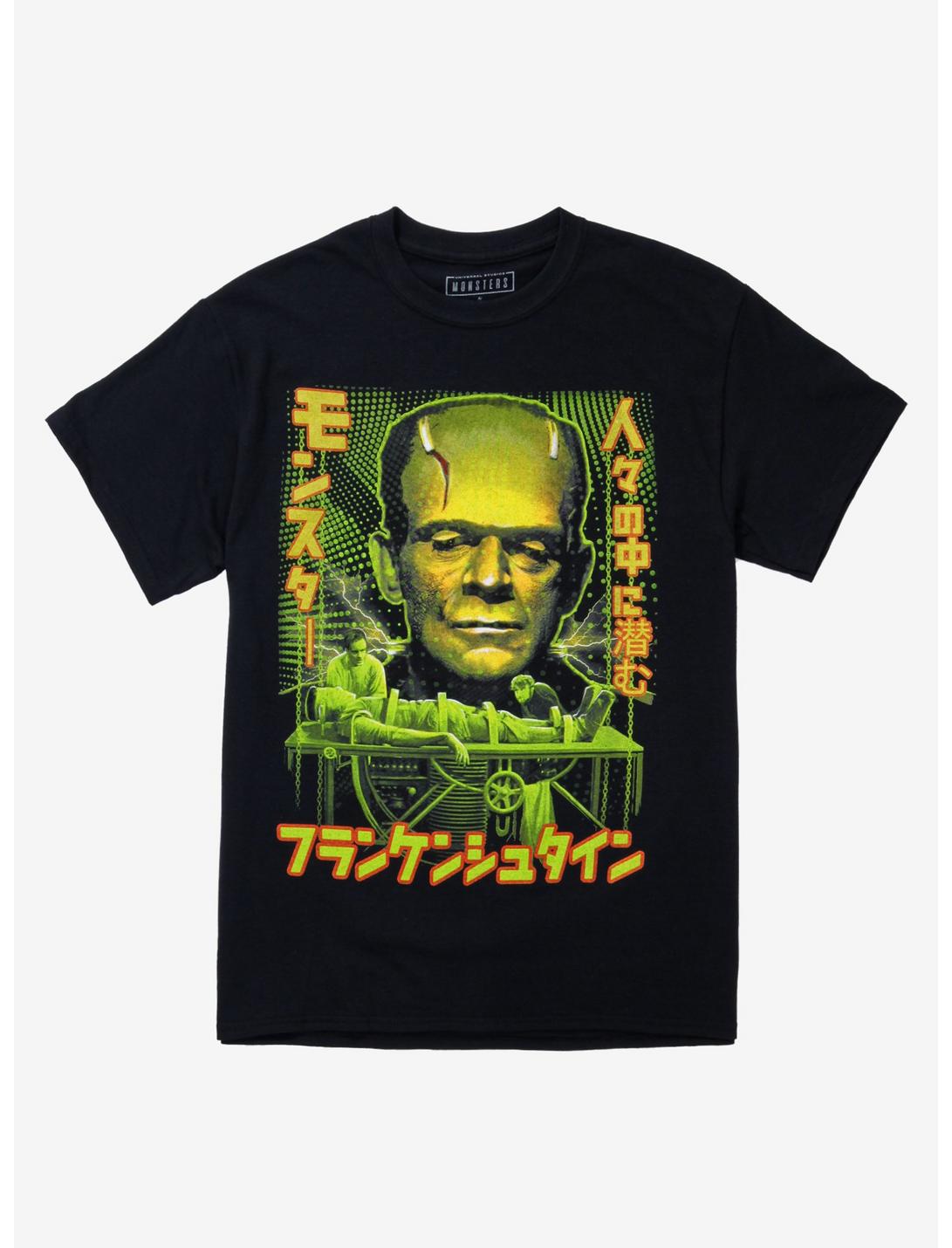 Universal Monsters Frankenstein International T-Shirt, BLACK, hi-res
