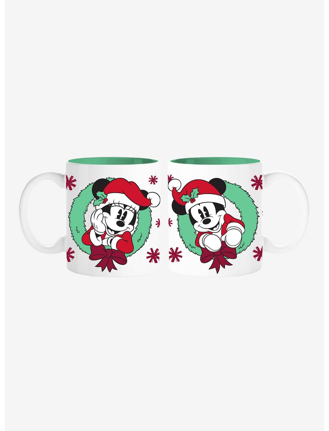 Disney Mickey Mouse & Minnie Mouse Santa Mug Set, , hi-res