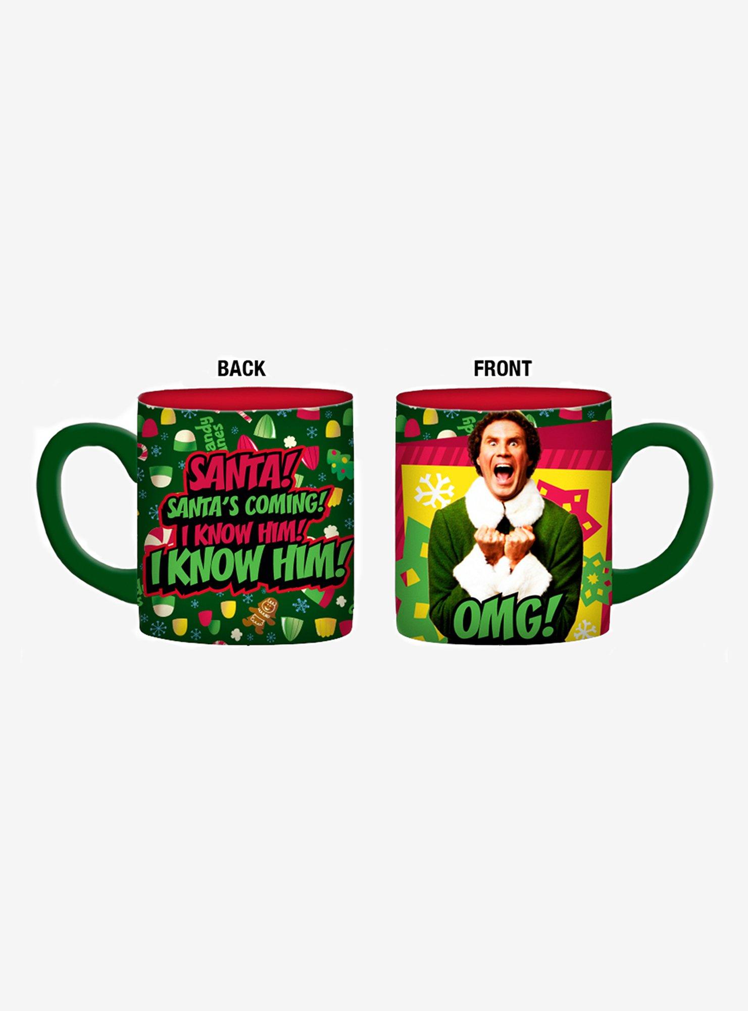 Elf Santa's Coming Mug, , hi-res