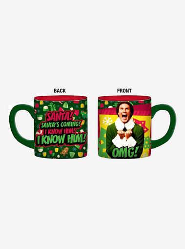 Disney Parks Holiday Mickey and Minnie Santa Good Tidings Large Ceramic Mug  Cup Bowl