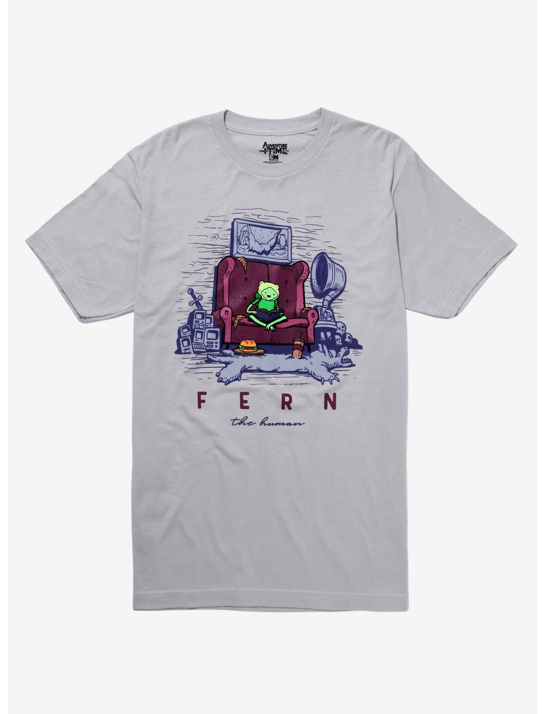 Adventure Time Fern the Human T-Shirt - BoxLunch Exclusive, SILVER, hi-res