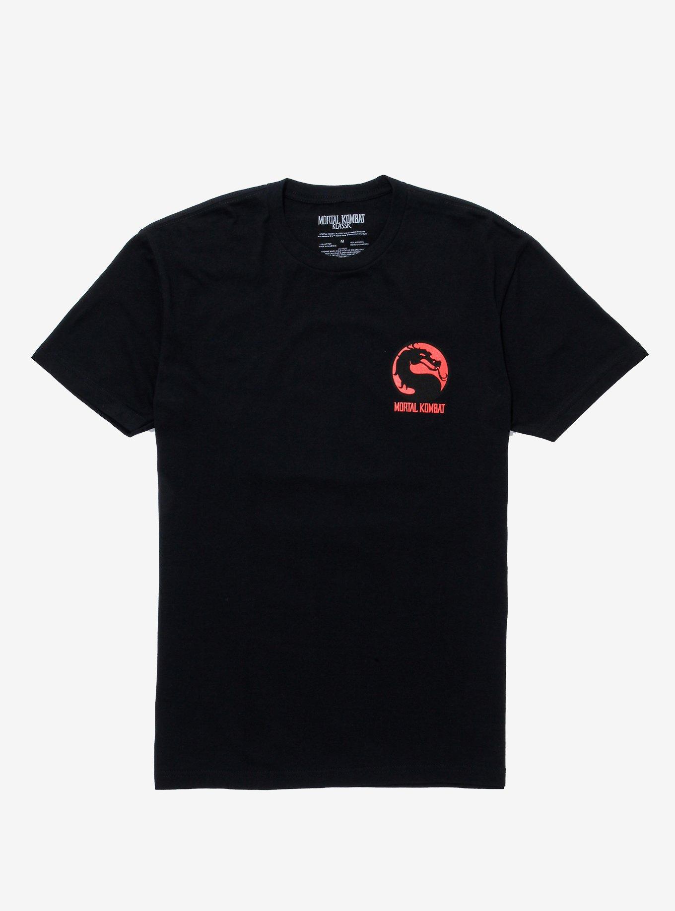 Mortal Kombat Flawless Victory T-Shirt - BoxLunch Exclusive, BLACK, hi-res