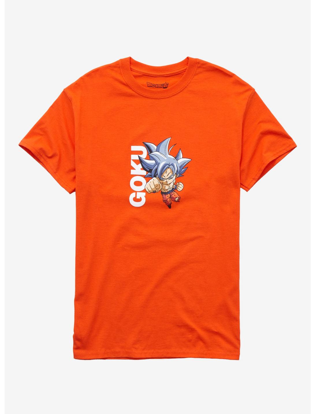 Dragon Ball Super Goku Ultra Instinct Neon Orange T-Shirt, ORANGE, hi-res