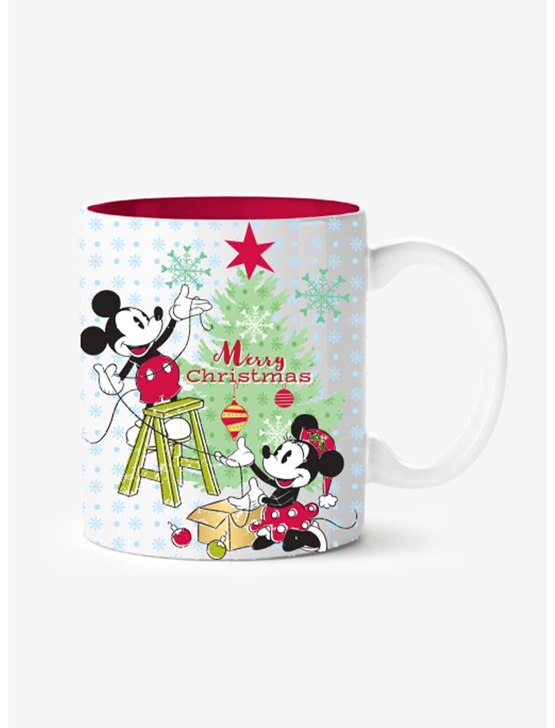 Disney Mickey Mouse & Minnie Mouse Tree Decorating Mug, , hi-res