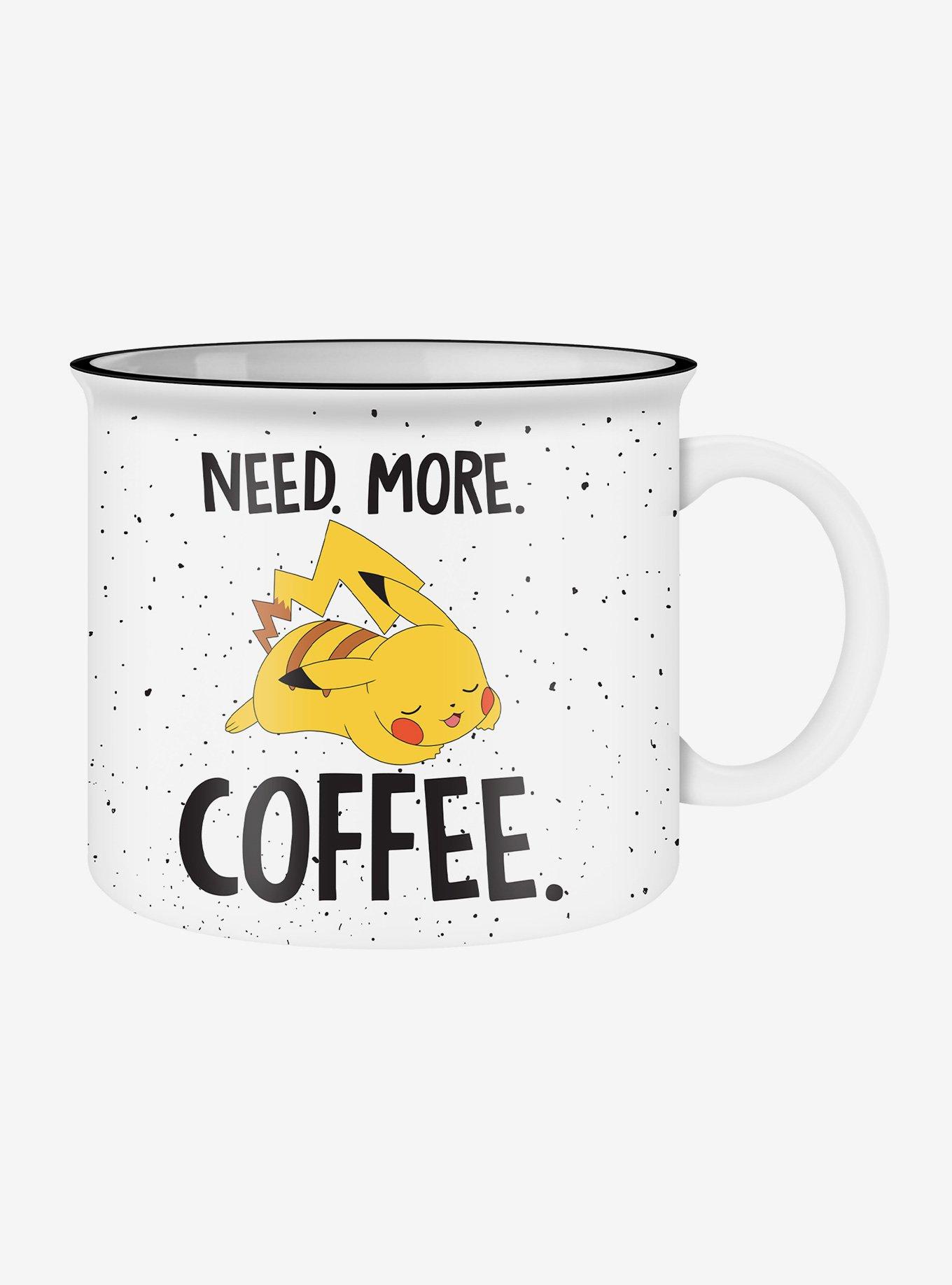 Pokemon Pikachu Need More Coffee Camper Mug, , hi-res